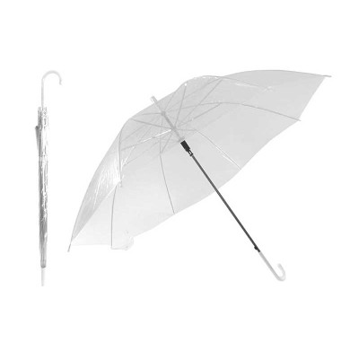 Transparent white umbrella